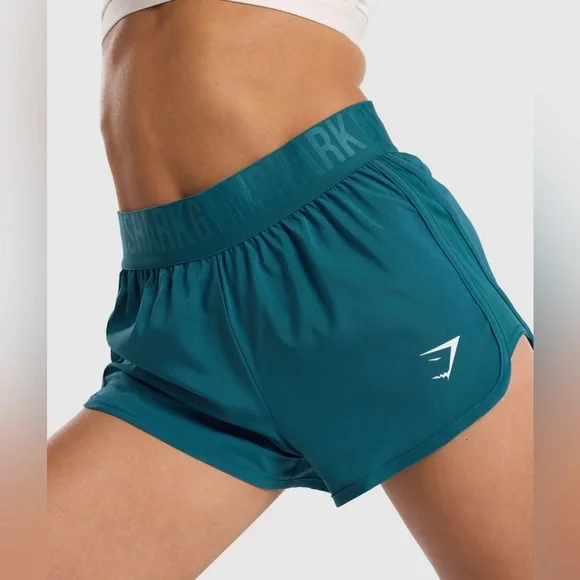 Gymshark Shorts Xs Gymshark Loose Fit Running Shorts Teal